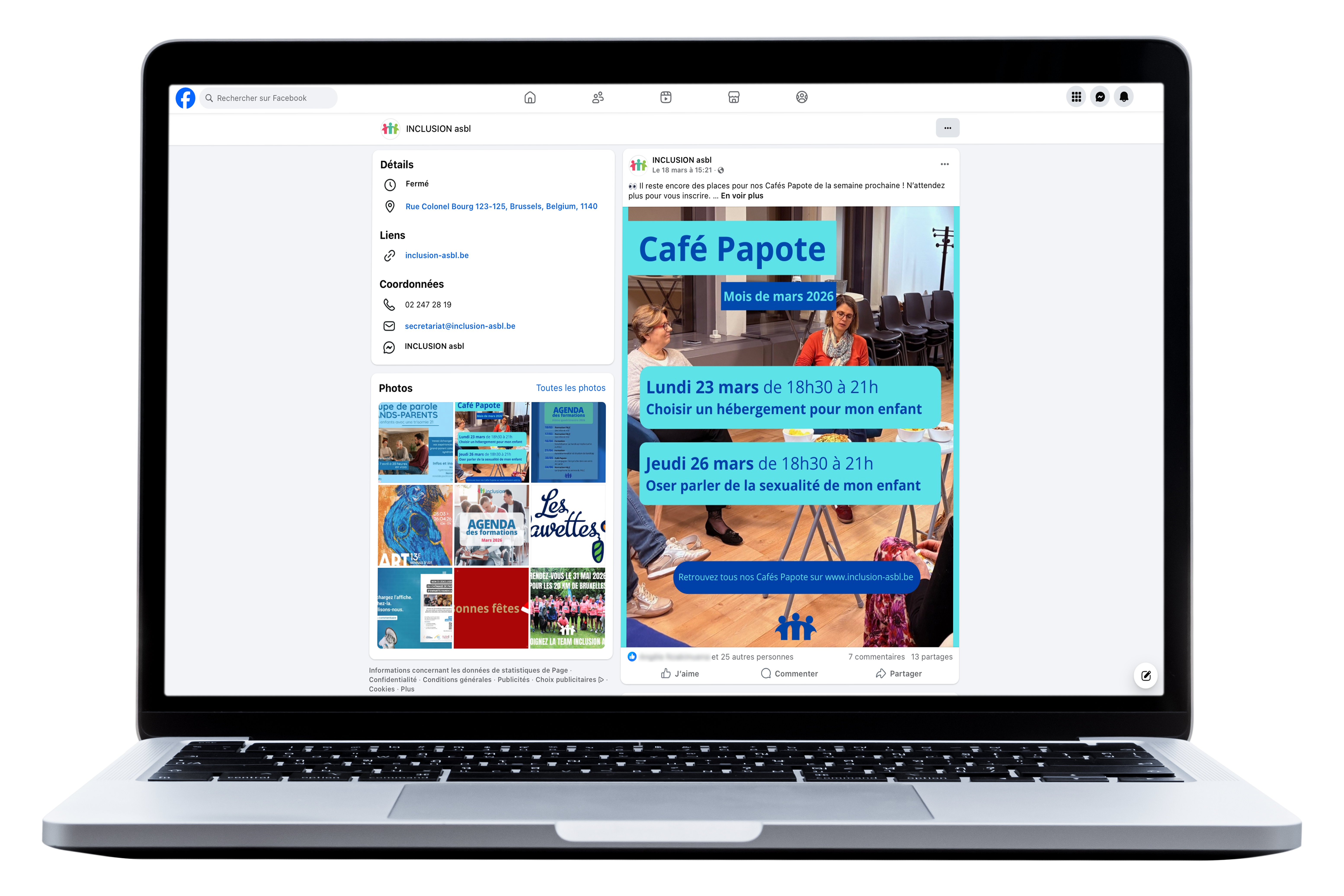 Interface avant la refonte